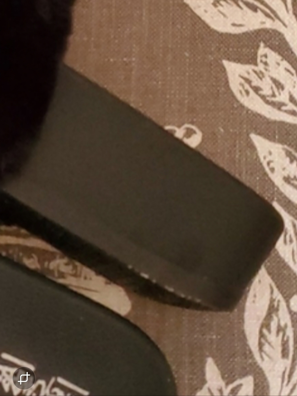 Jeffrey Campbell Black Faux Fur Slide Sandals - Picture 5 of 5